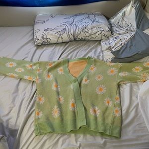 flower cardigan